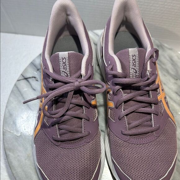 Asics Women's Sneakers in Purple and Orange pre-owned size: 9 - Picture 5 of 7